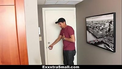 ExxxtraSmall - additional small prostitute opened up By A huge man-meat